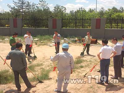共同為醫藥園區消防站奠基