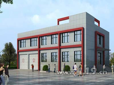 醫藥園區消防站建成效果圖
