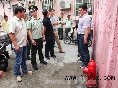上海普陀區對中興村地塊老舊居民小區進行消防設施改造