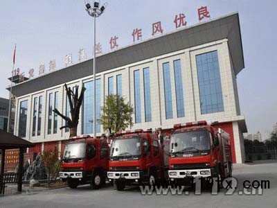 寶雞消防新購置的城市主戰消防車