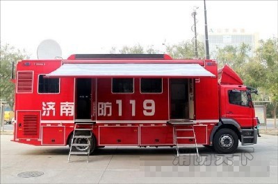 濟南消防投資438萬元購指揮車 可容納15人