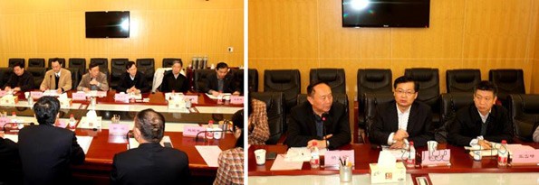 安徽省保監局領導和安徽省保險學會會長發表講話
