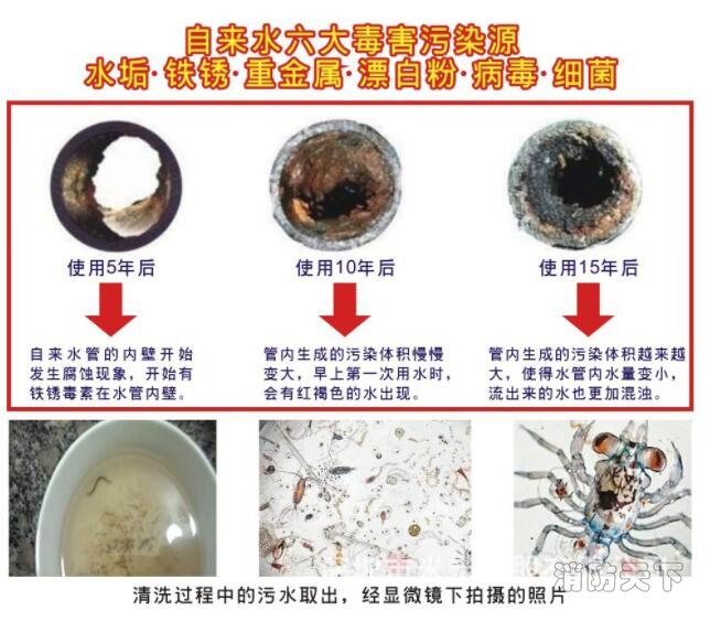 自來水管長期不清洗對健康造成怎樣的危害？
