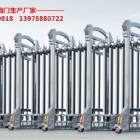南寧鋅合金電動(dòng)伸縮門(mén)，南寧鋁合金伸縮門(mén)，南寧伸縮門(mén)廠家報(bào)價(jià)